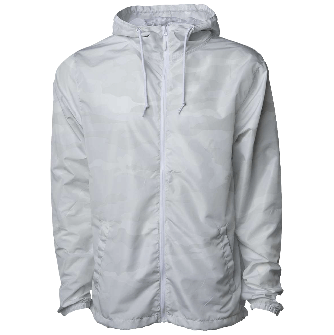 Lightweight Windbreaker Full-Zip Jacket Art Flo Screen Printing