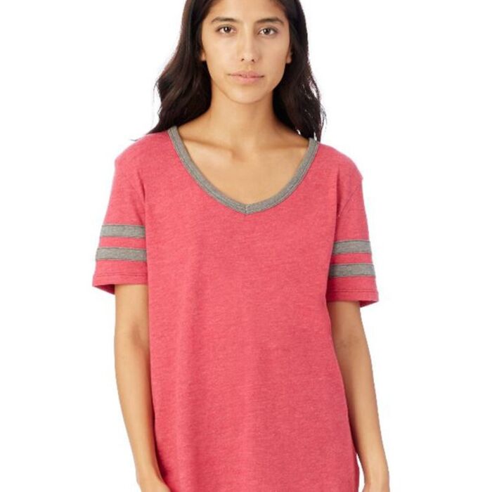 Women's Varsity Vintage Jersey T-Shirt Thumbnail